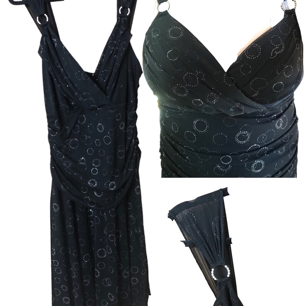 Studio 1940 Size 20 Black Glittery Dress